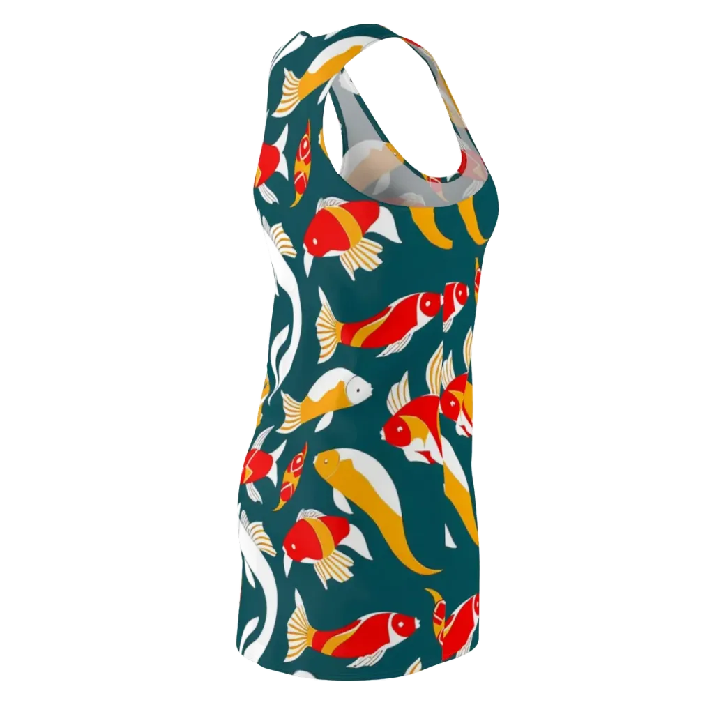 Carp Carnival on Racerback Dress — Back Side