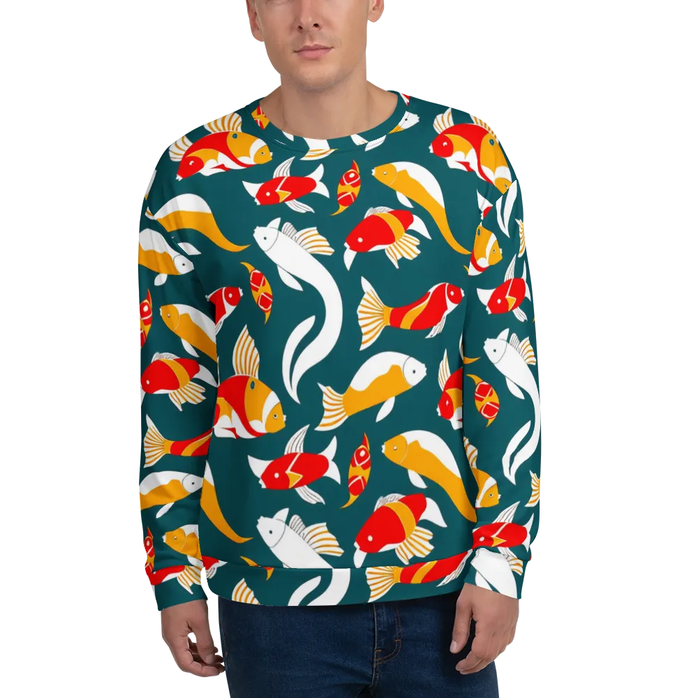 Carp Carnival on Sweatshirt — Front