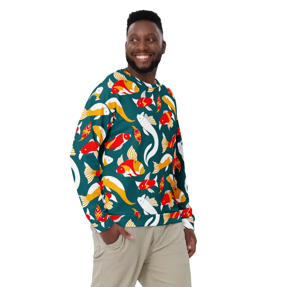 Carp Carnival on Sweatshirt — Front
