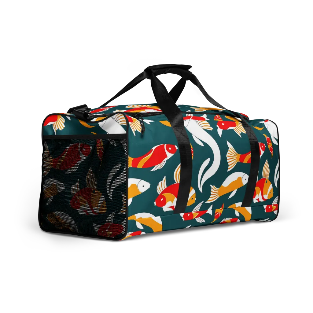 Carp Carnival on Duffle Bag — Right Front