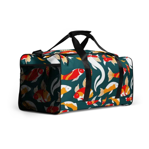 Carp Carnival on a Duffle Bag