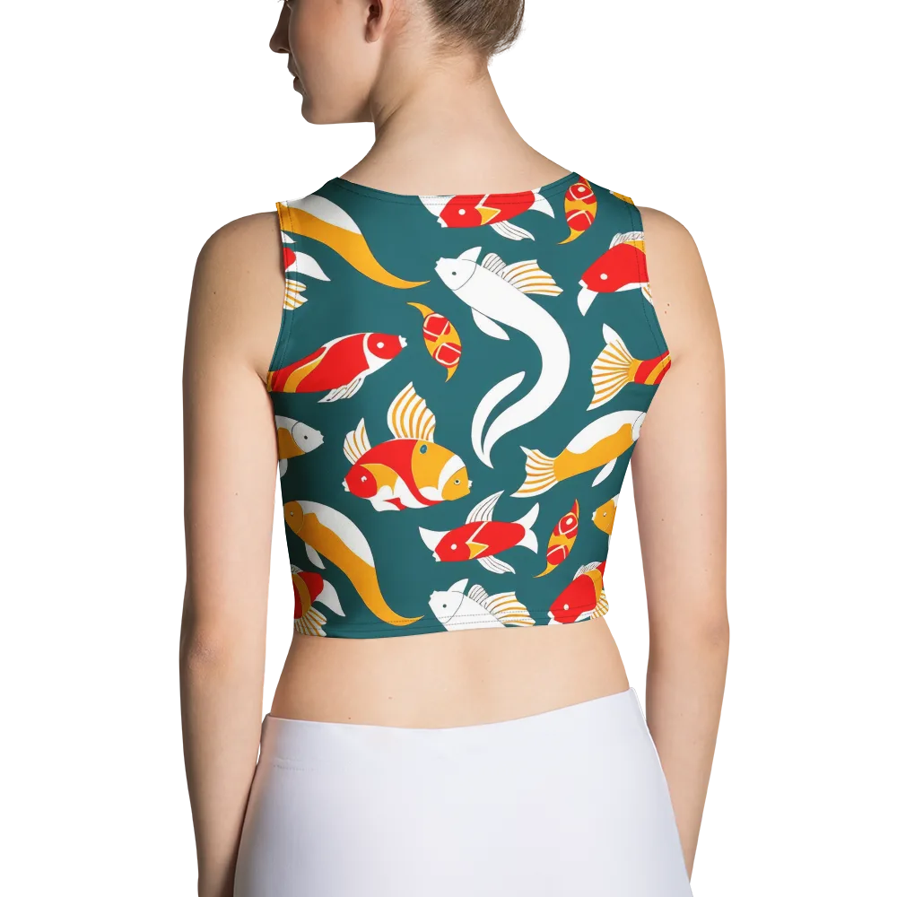 Carp Carnival on Crop Top — Back