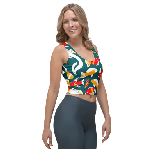 Carp Carnival on a Crop Top