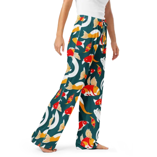 Carp Carnival on a Women's Pajama Pants