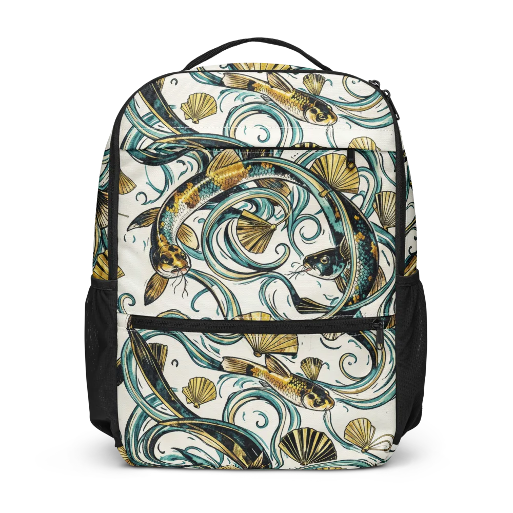 Gilded Eddies on Utility Backpack — Front