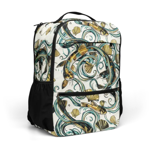 Gilded Eddies on a Utility Backpack