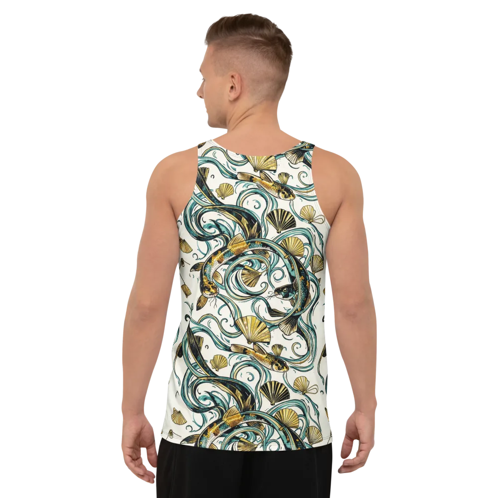 Gilded Eddies on Men's Tank Top — Back