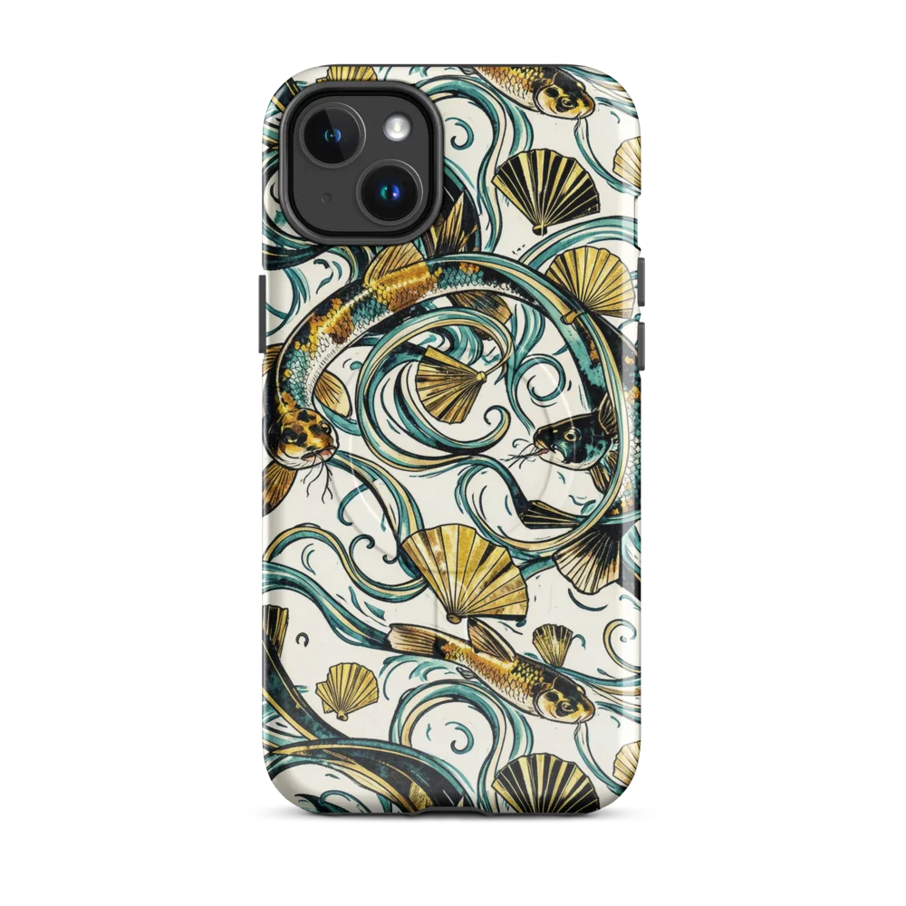 Gilded Eddies on MagSafe Tough Case for iPhone® — Front