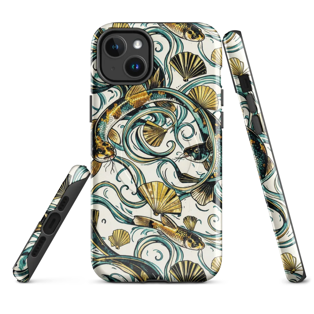 Gilded Eddies on MagSafe Tough Case for iPhone® — Front