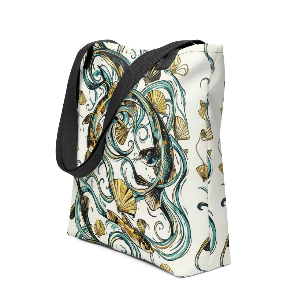 Gilded Eddies on Tote Bag — Front