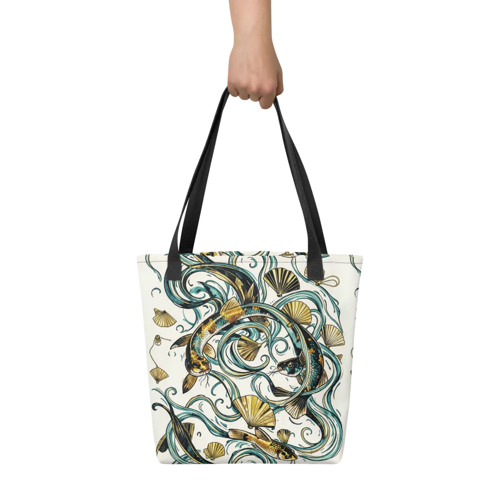 Gilded Eddies on Tote Bag — Front