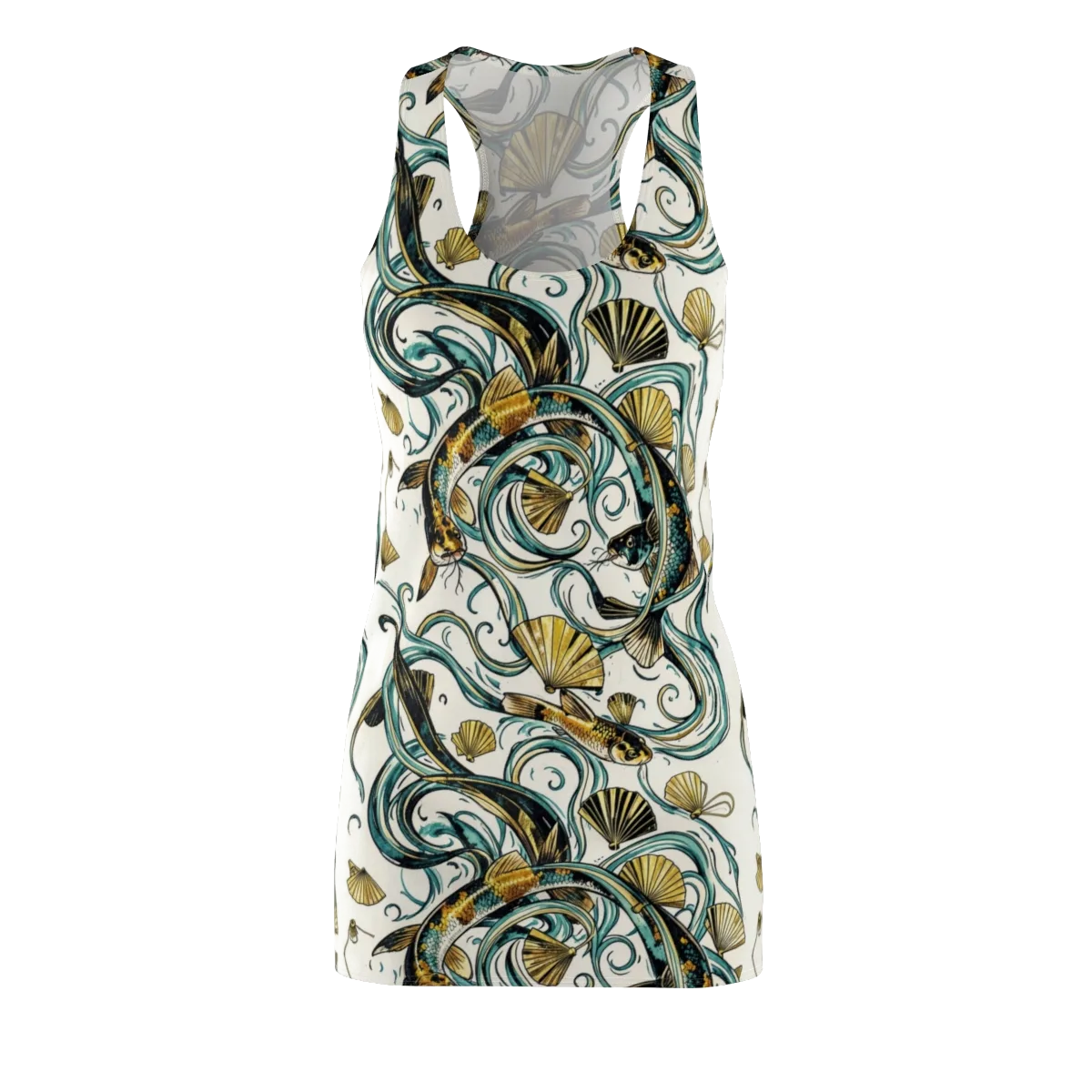 Gilded Eddies on Racerback Dress — Front