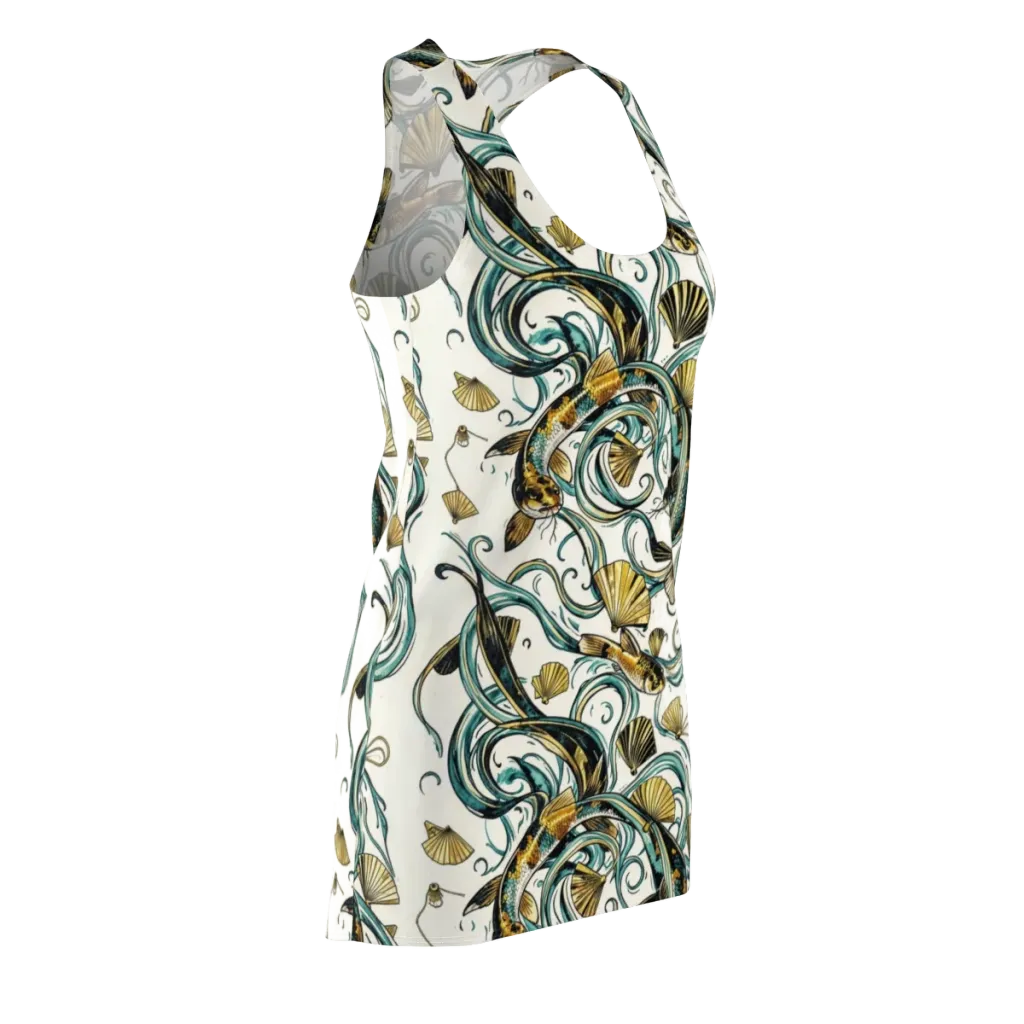 Gilded Eddies on Racerback Dress — Front Side