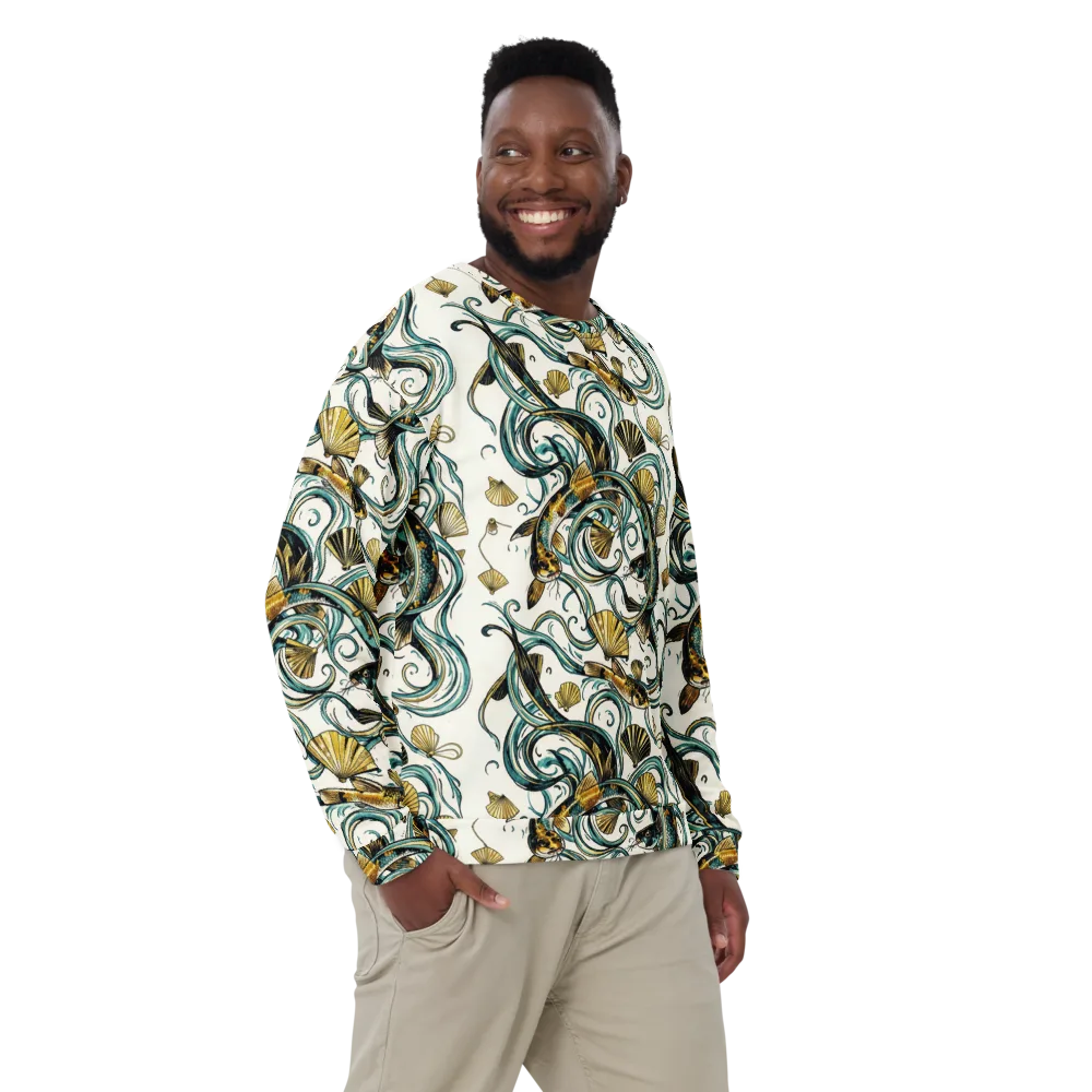 Gilded Eddies on Sweatshirt — Front