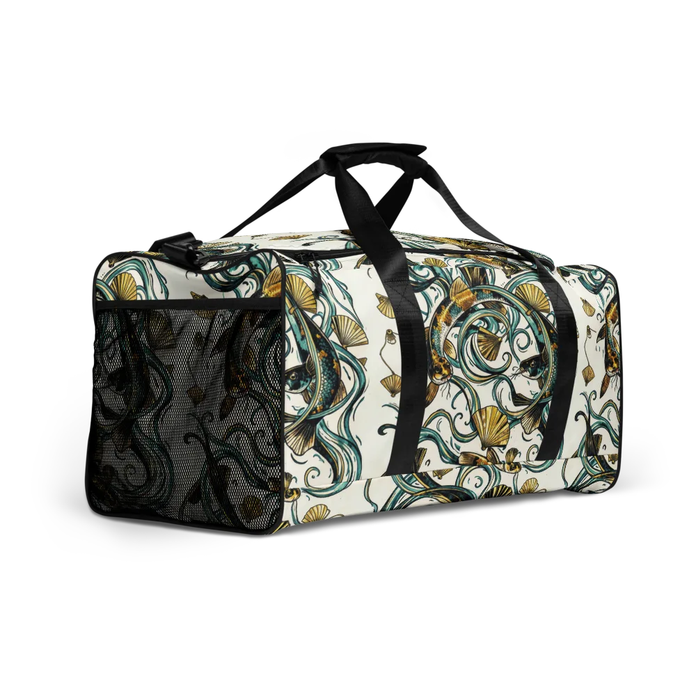 Gilded Eddies on Duffle Bag — Right Front