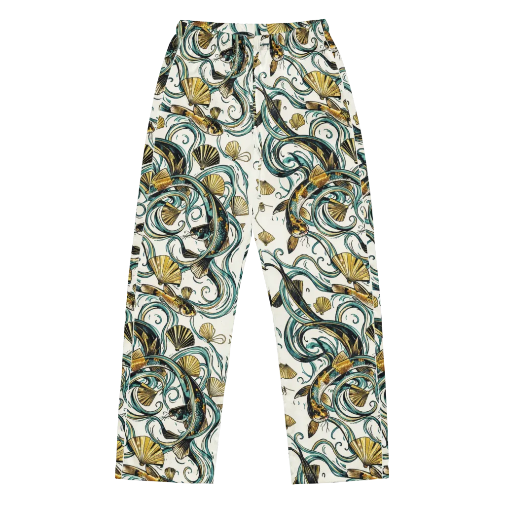 Gilded Eddies on Women's Pajama Pants — Front