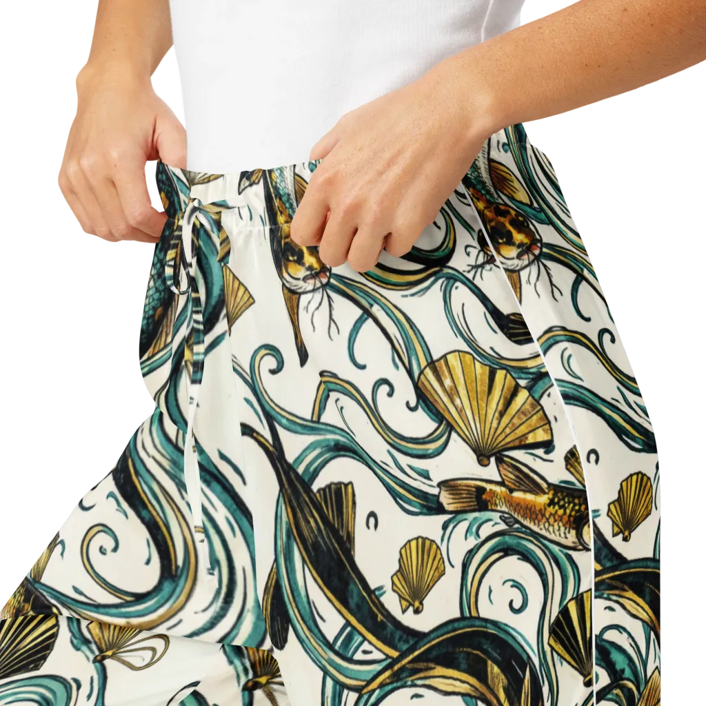 Gilded Eddies on Women's Pajama Pants — Product details
