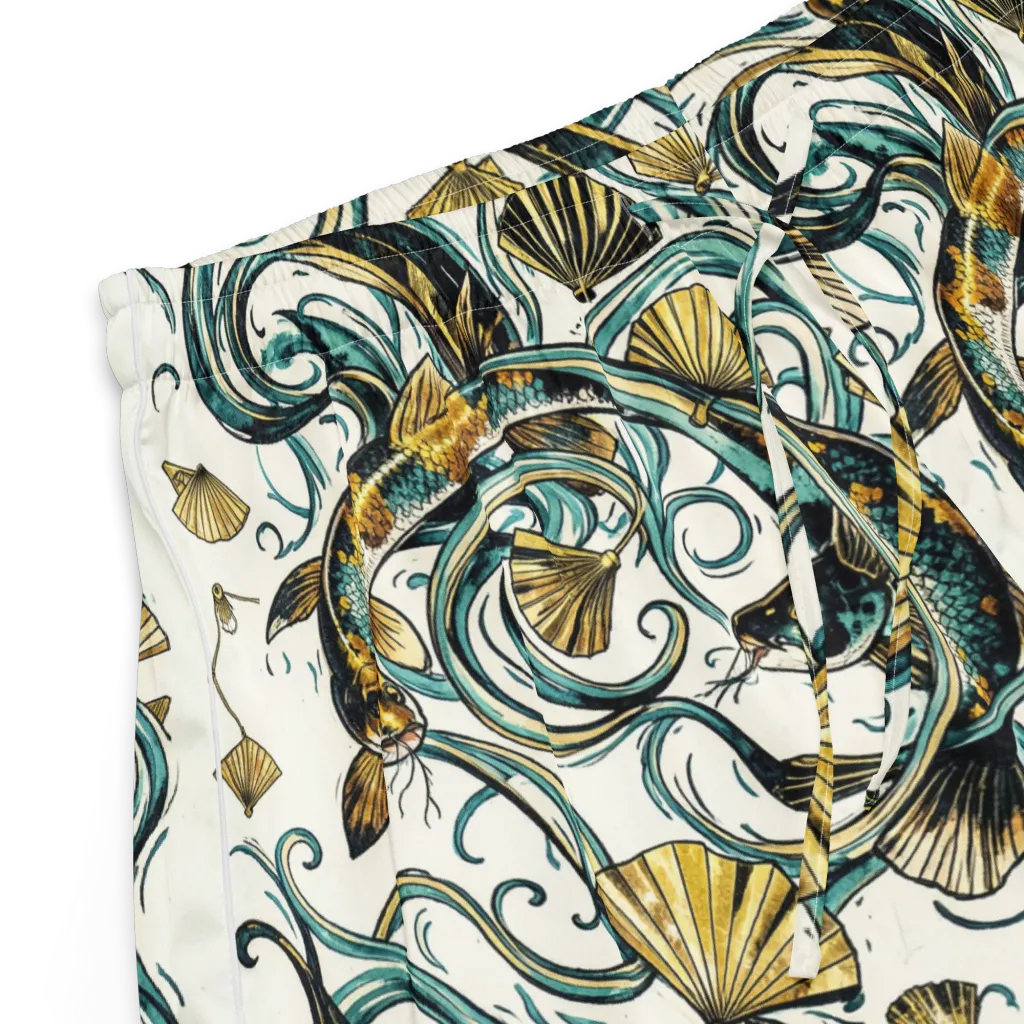 Gilded Eddies on Women's Pajama Shorts — Product details