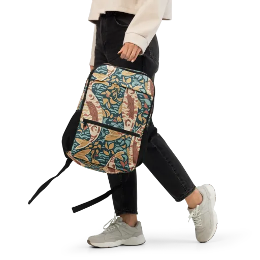Koi After Midnight on a Utility Backpack