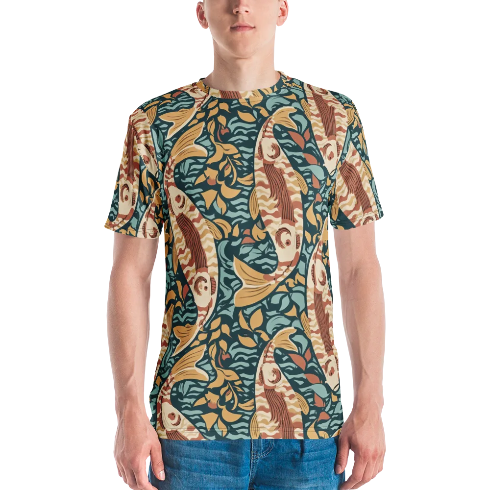 Koi After Midnight on Men's Crew Neck T-Shirt — Front