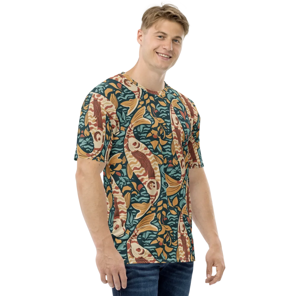 Koi After Midnight on Men's Crew Neck T-Shirt — Right