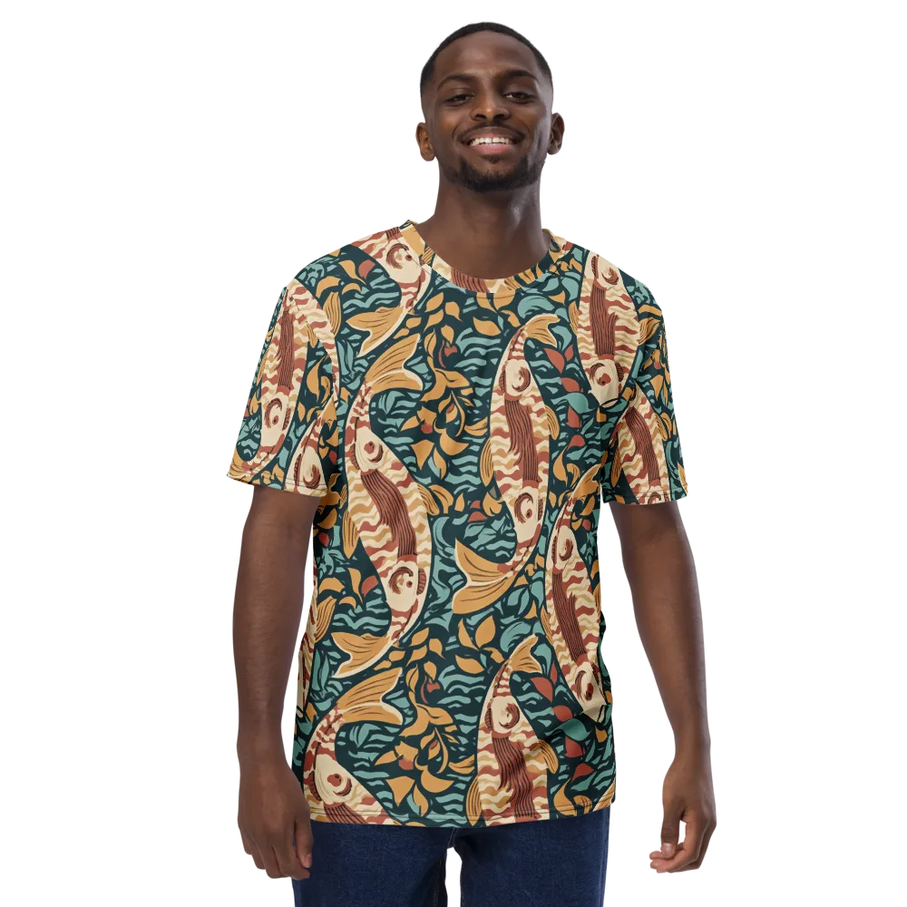 Koi After Midnight on Men's Crew Neck T-Shirt — Front