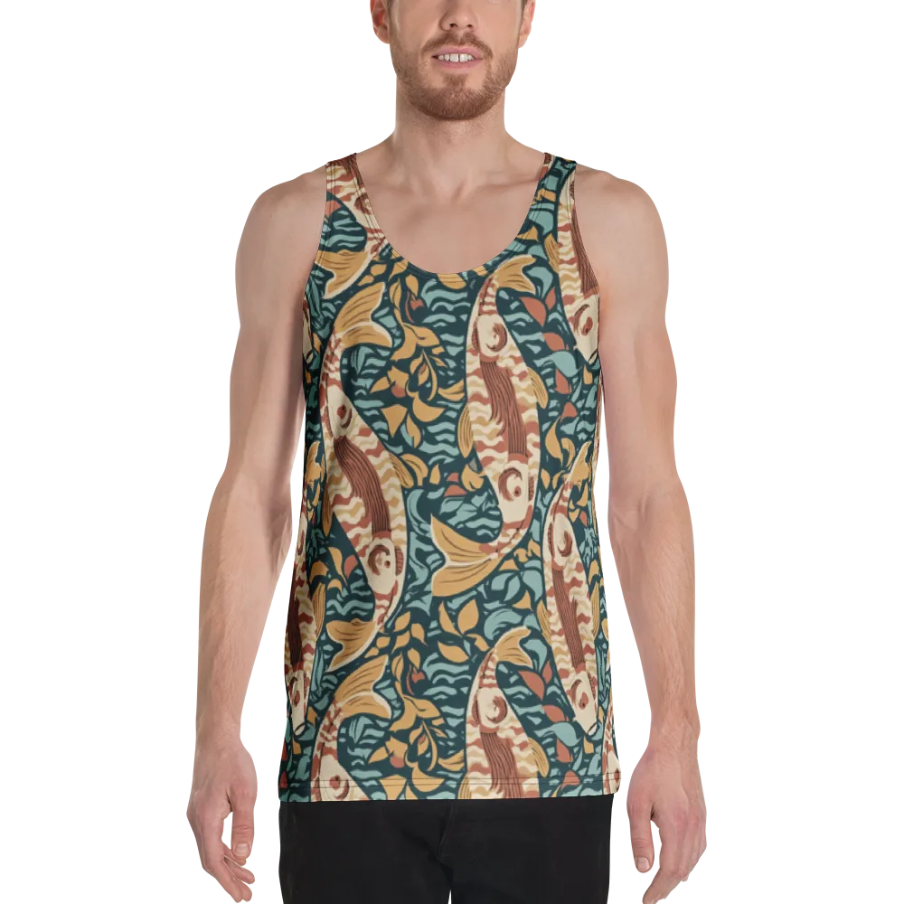 Koi After Midnight on Men's Tank Top — Front