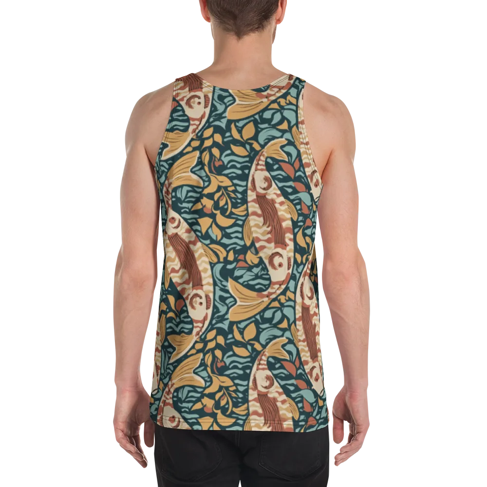 Koi After Midnight on Men's Tank Top — Back