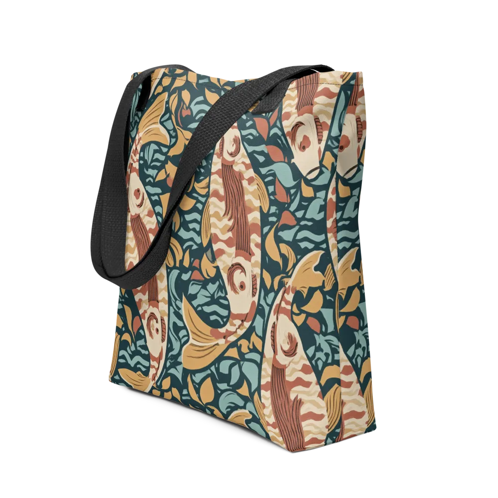 Koi After Midnight on Tote Bag — Front