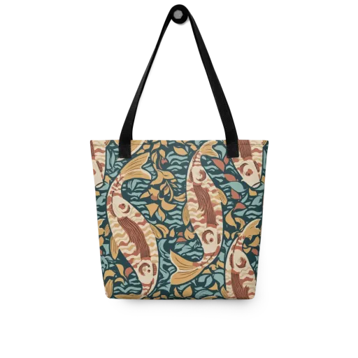 Koi After Midnight on a Tote Bag