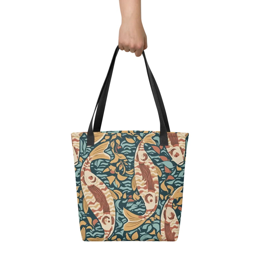 Koi After Midnight on Tote Bag — Front