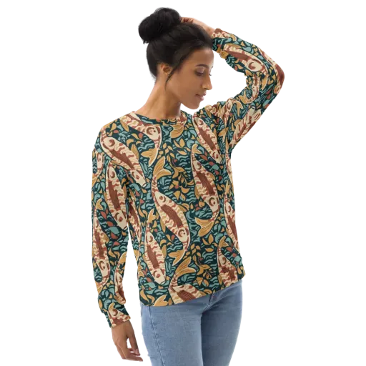 Koi After Midnight on a Sweatshirt