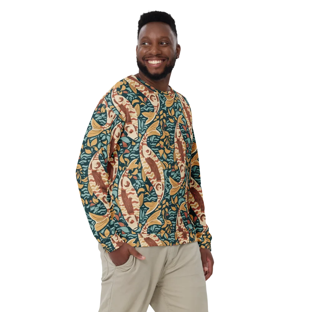 Koi After Midnight on Sweatshirt — Front