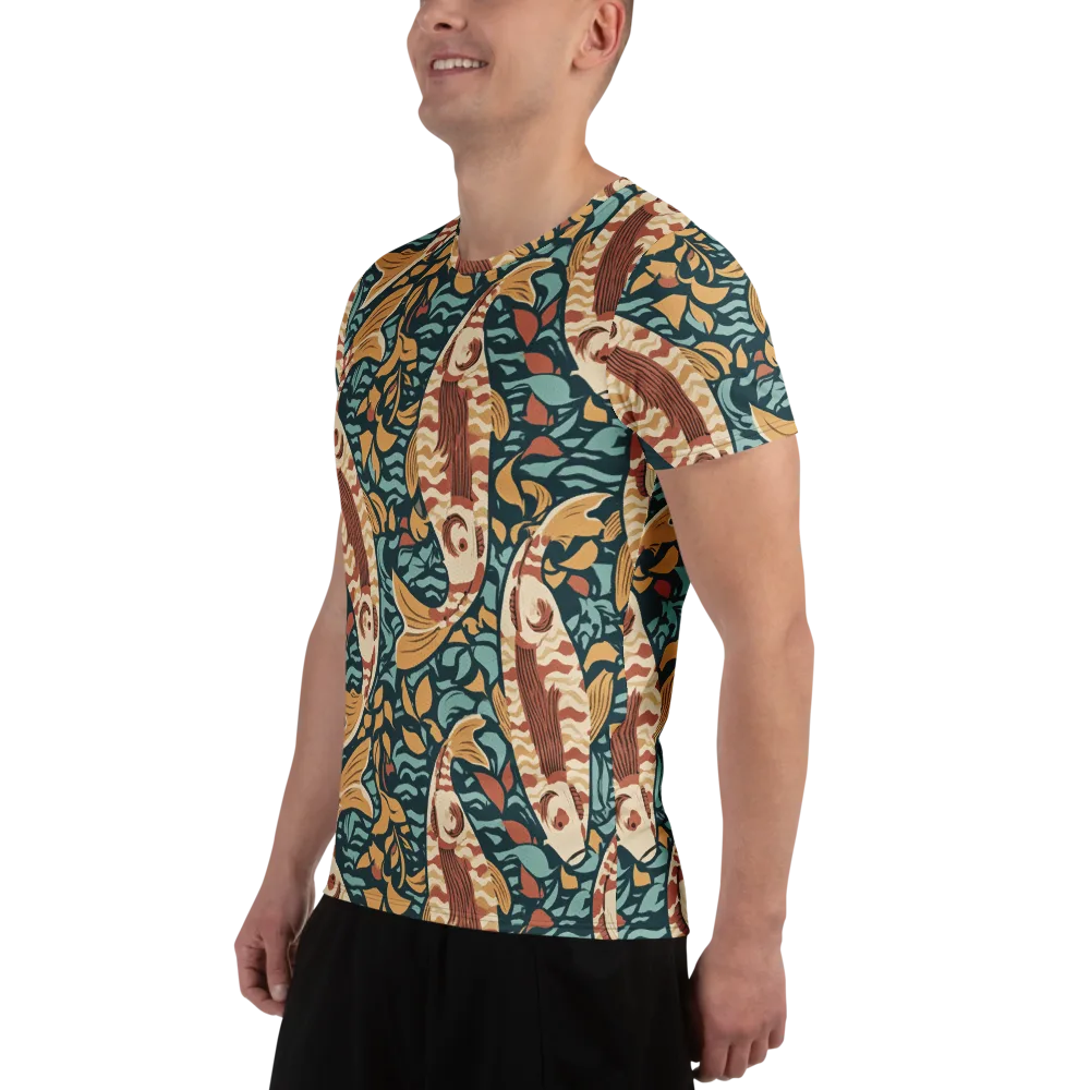 Koi After Midnight on Men's Athletic T-Shirt — Left