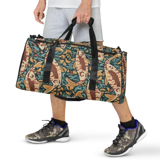 Koi After Midnight on a Duffle Bag