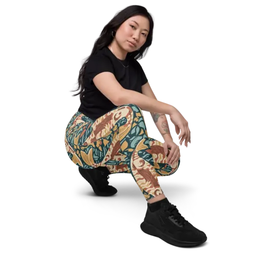 Koi After Midnight on a Leggings with Pockets