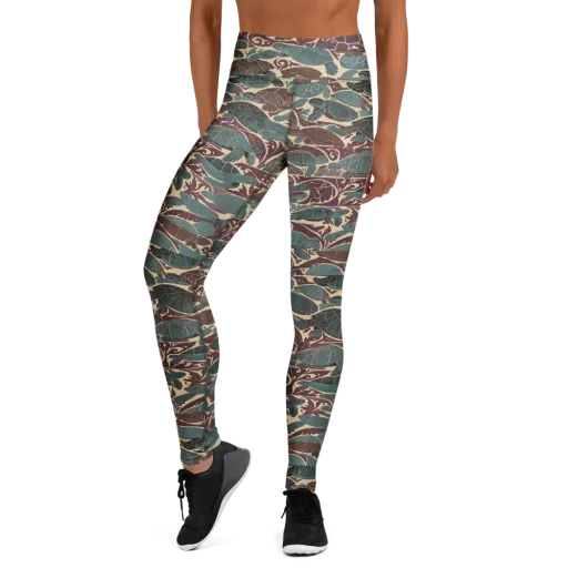 Mariner’s Mosaic on a Yoga Leggings