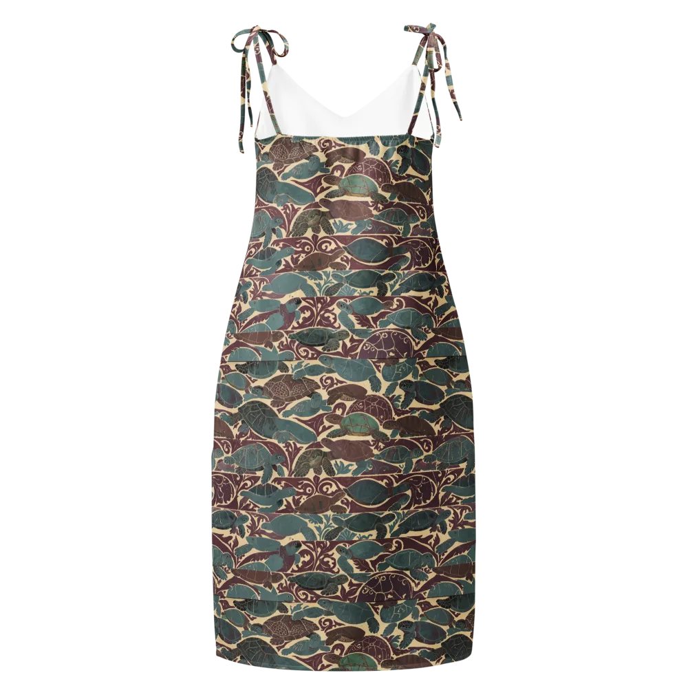 Mariner’s Mosaic on Slip Dress — Back