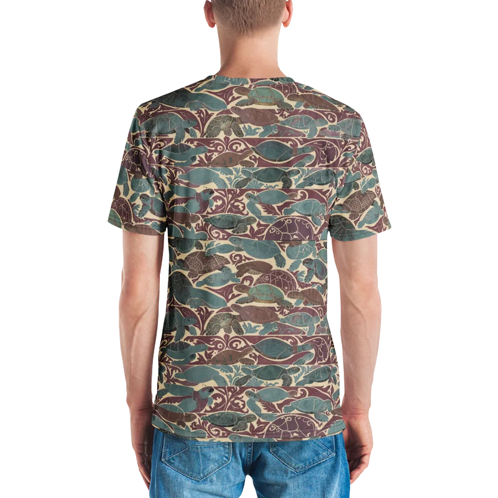 Mariner’s Mosaic on Men's Crew Neck T-Shirt — Back