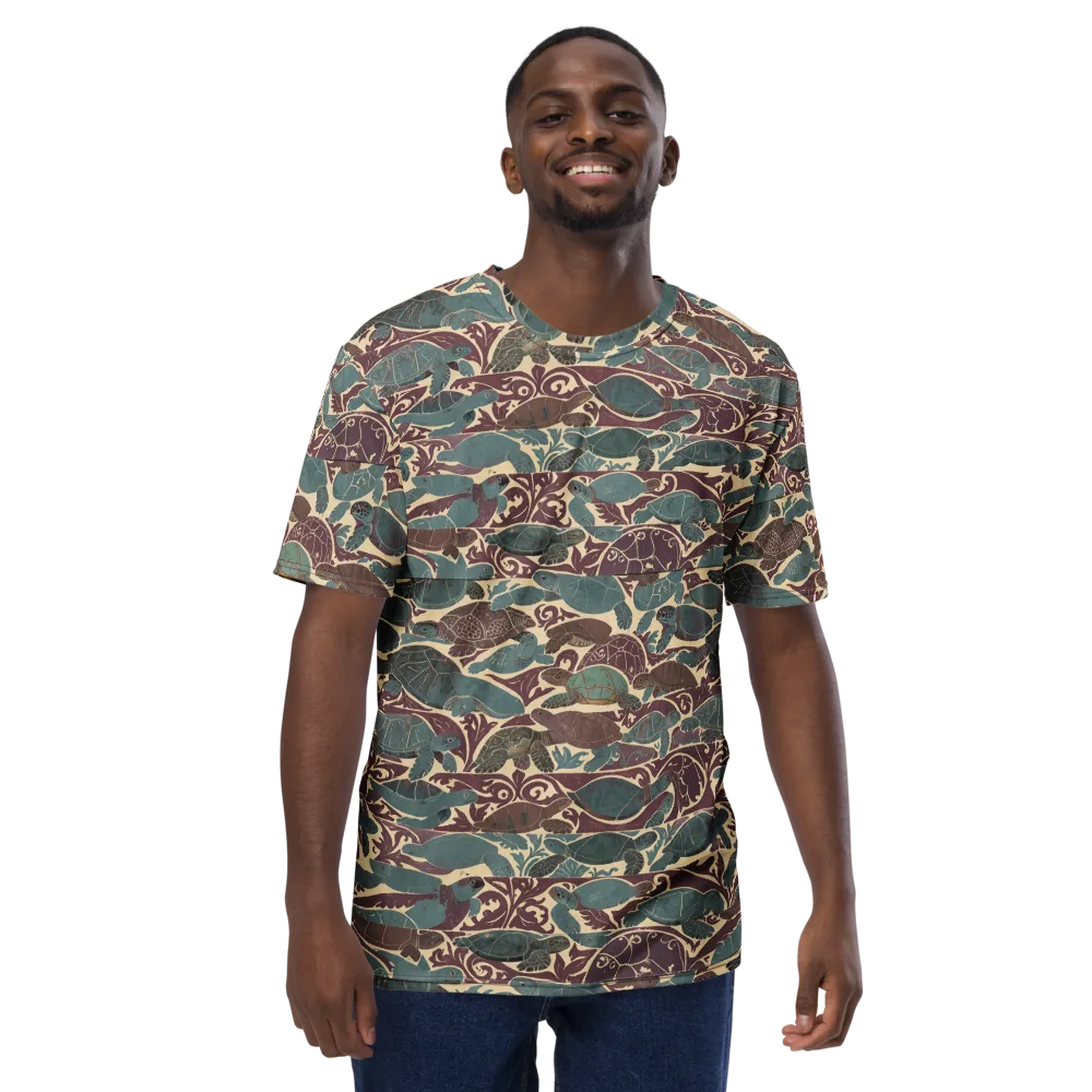 Mariner’s Mosaic on Men's Crew Neck T-Shirt — Front