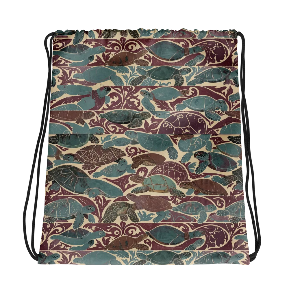 Mariner’s Mosaic on Drawstring Bag — Photo