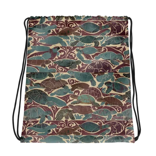 Mariner’s Mosaic on a Drawstring Bag