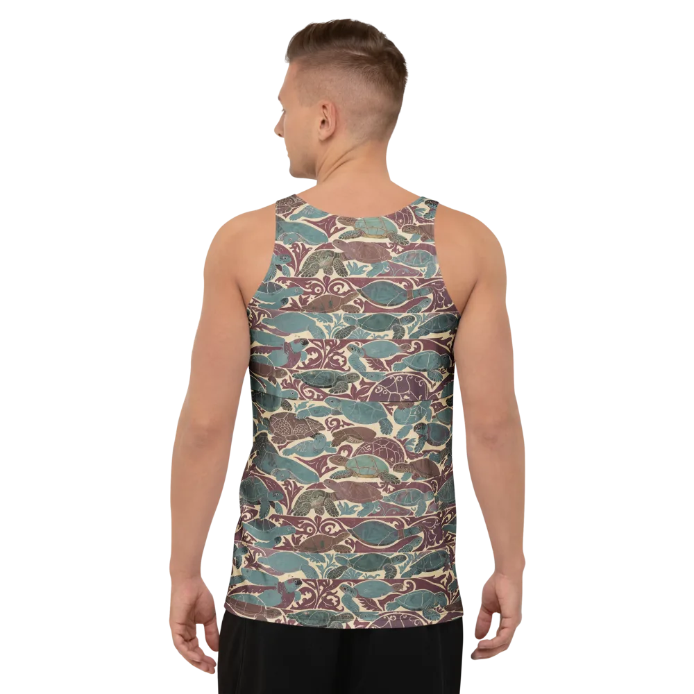 Mariner’s Mosaic on Men's Tank Top — Back