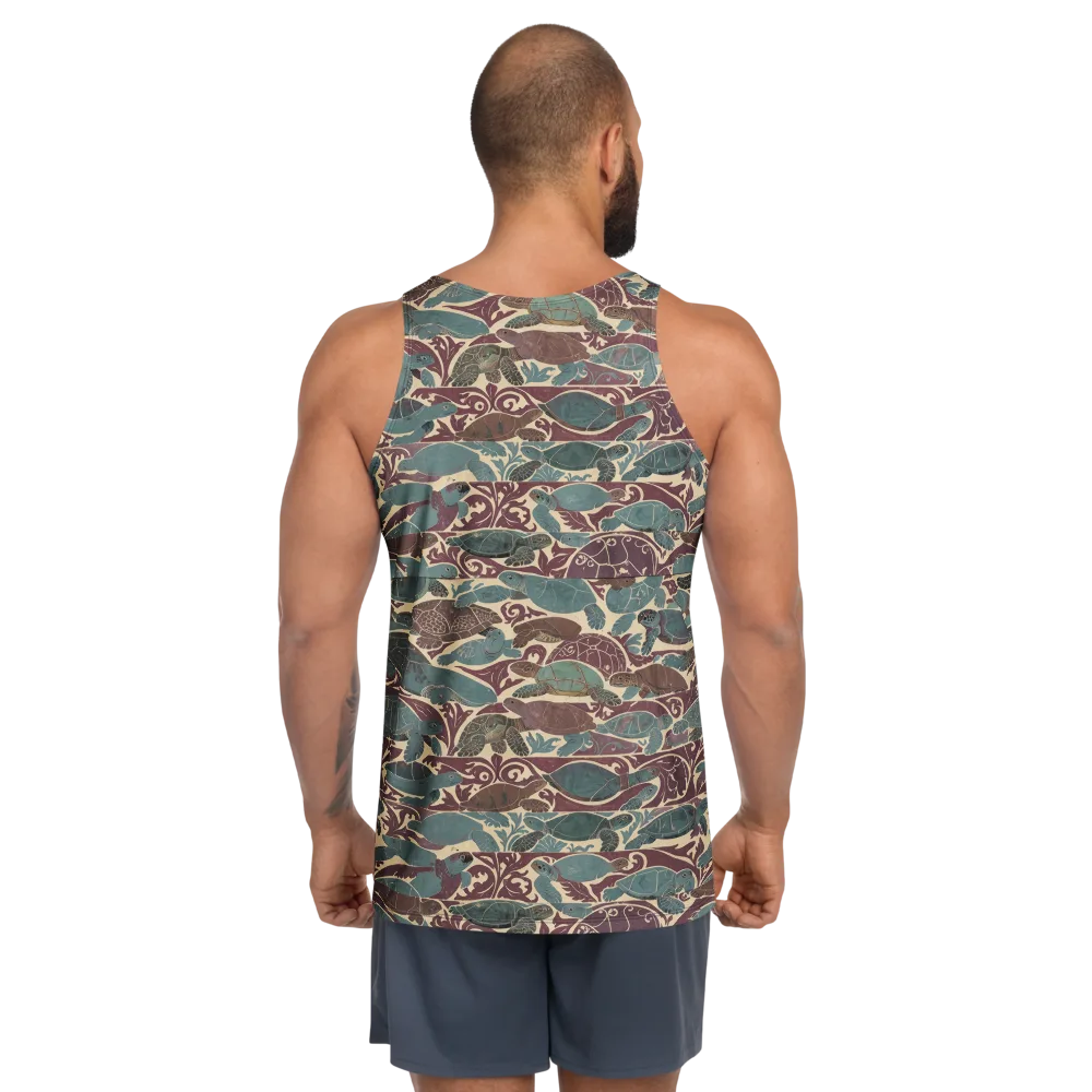 Mariner’s Mosaic on Men's Tank Top — Back