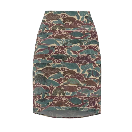 Mariner’s Mosaic on a Pencil Skirt
