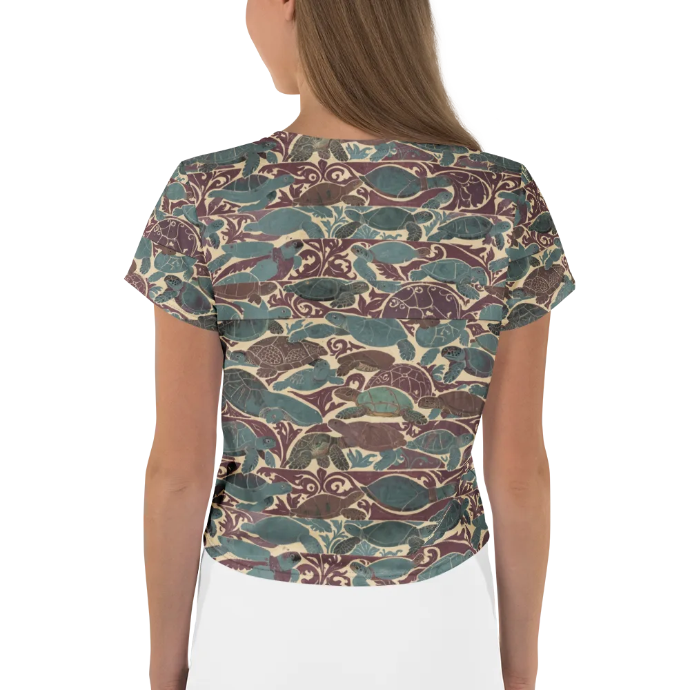 Mariner’s Mosaic on Crop Tee — Back