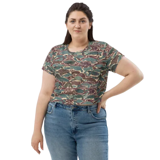 Mariner’s Mosaic on a Crop Tee