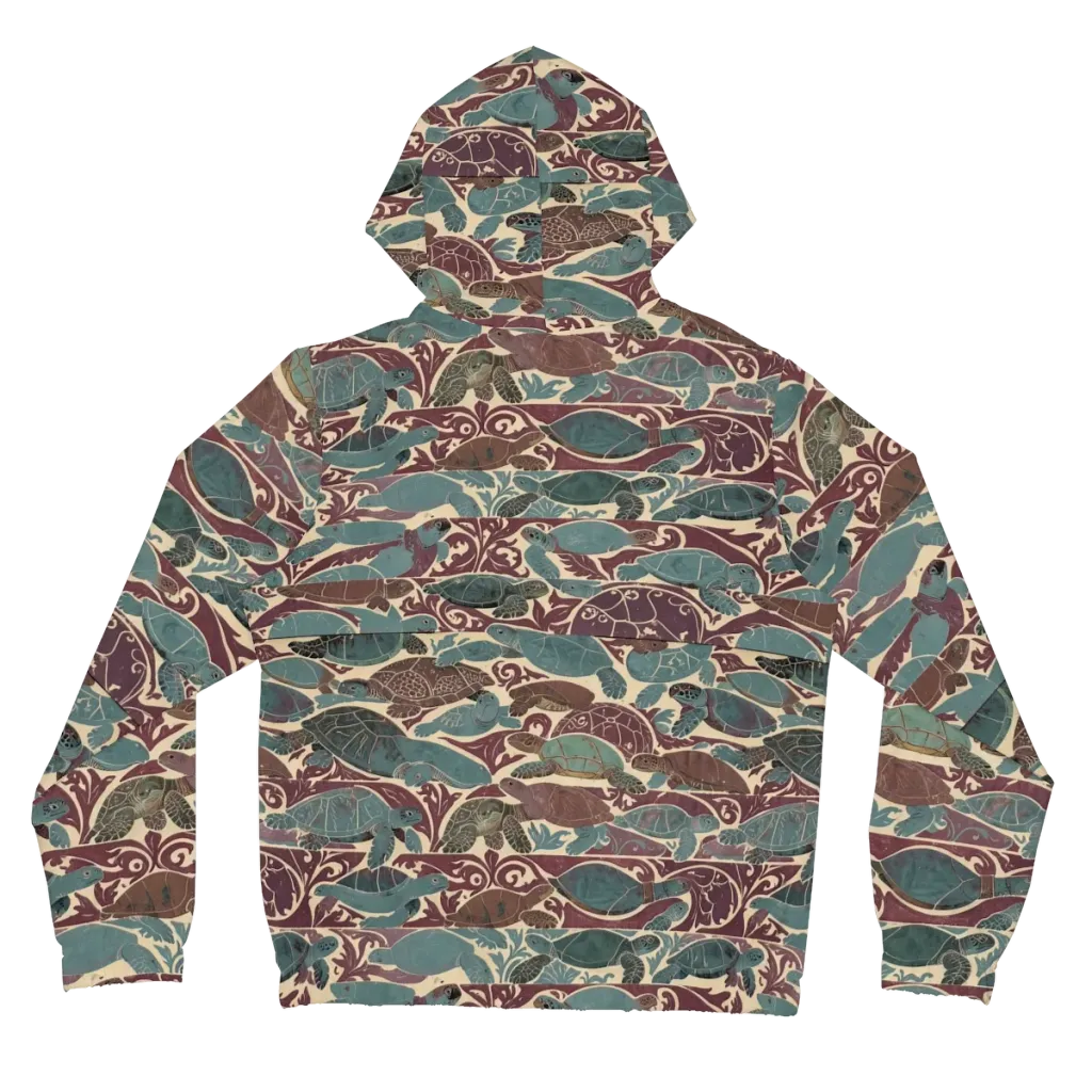 Mariner’s Mosaic on Women's Full-Zip Hoodie — Back