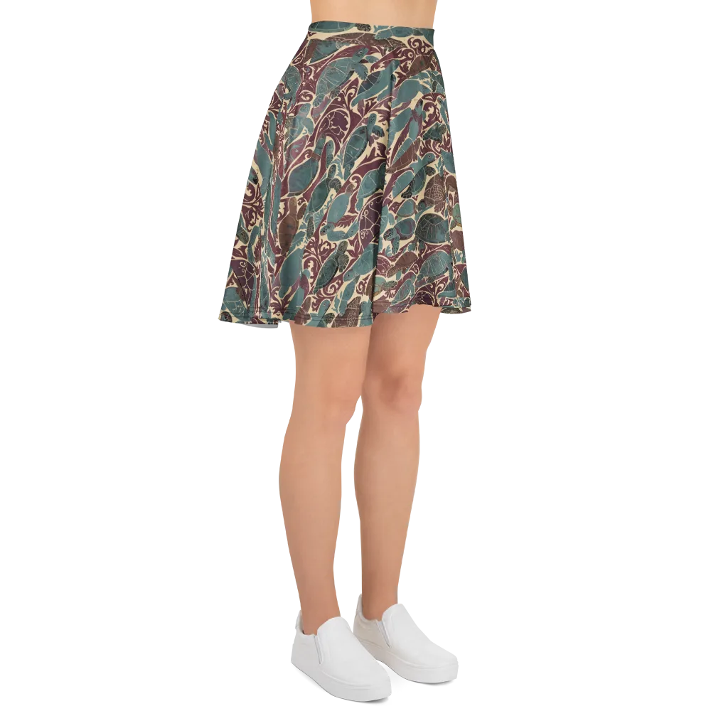 Mariner’s Mosaic on Skater Skirt — Right