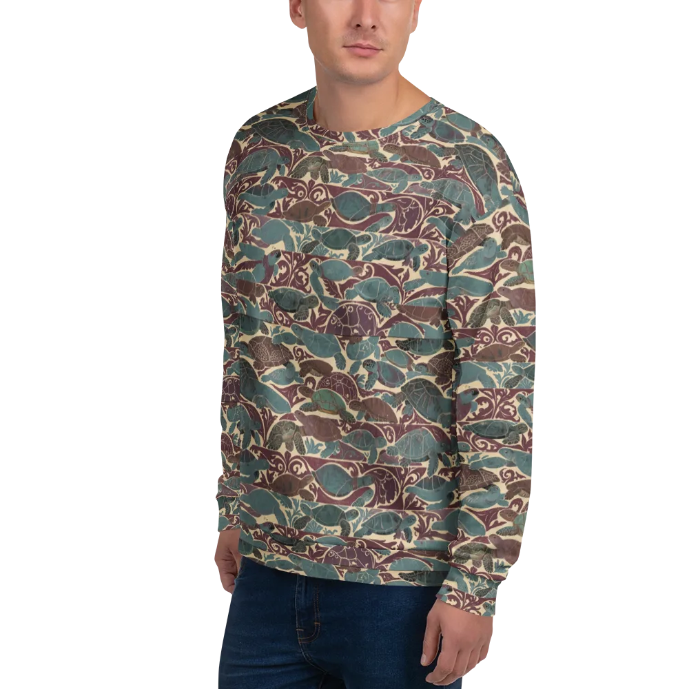Mariner’s Mosaic on Sweatshirt — Left Front